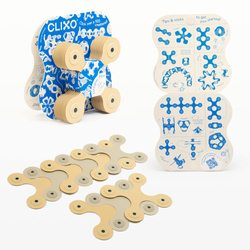 Magnetic Construction Blocks - Clixo - Designer Pack - 9 pcs