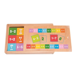 Addition and subtraction on plates - 81 el.