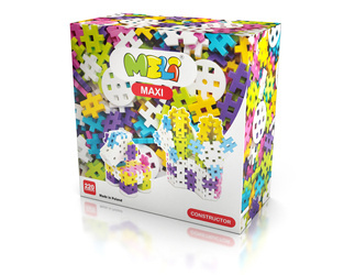 Meli Maxi Constructor Pink blocks 220 el.