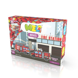 Blocks Meli Minis Fire 2in1 Fire Department 500 el.