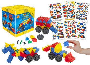 Morphun 7 Vehicles 80 el. - Construction blocks