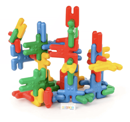 Large blocks spatial - Dominoes 40 el. - New