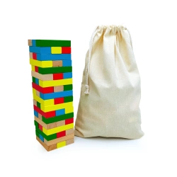 WABI Tower Jenga wooden blocks - 54 el.