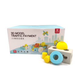 Foam construction blocks Gear Joy - Vehicles - 67 el.