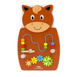 Viga Horse Wall Panel – Sensory Activity Board for 18m+