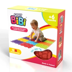 BiBi Sensory Mats 12 pcs – soft sensory mats for babies 6m+