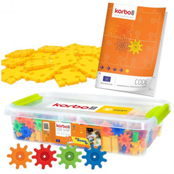 Korbo EDU Code 420 el bricks set. + Book with worksheets 83 x A4
