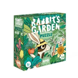 Puzzle for kids 3 years Rabbit's Garden – Londji 24 pcs