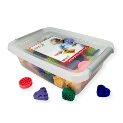 Sensory Puzzle Set 45 pcs – Touch & Shapes – Mom's Care 0+