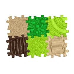 Muffik Touch of Nature – 6 Sensory Mats Various Textures 12M+