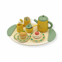 Wooden Tea Set 13 Pieces for Kids Role Play – Kabi 3+