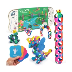 Clixo magnetic blocks - Classroom pack - 100 el.