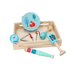 Wooden music set with squirrel