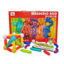 Magnetic Sticks and Balls 178 pcs – CreativiRod 3+