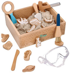 Little archaeologist set - with kinetic sand