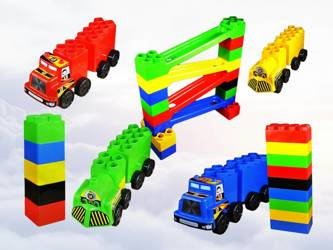 Bricks Giant Vehicles + Slide 103 el. 