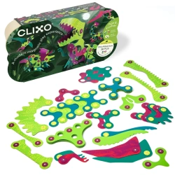 Flexible Magnetic Dinosaur Building Set 22 pcs – Clixo 4+