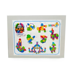 Magnetic foam blocks - MagFlexi - 75 el.