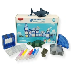 Ocean Magnetic Tiles Window Art 40 pcs – X-Bida 3+