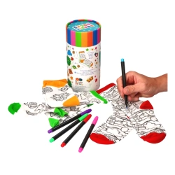 Buddy & Barney Color-In Socks – Creative Craft Kit for Kids 3+