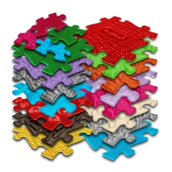 Muffik XXL Sensory Mats Set 19 Orthopedic Puzzles – Ages 3+