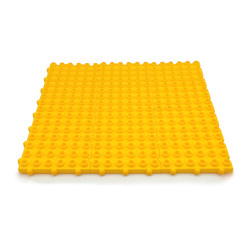 Construction plate base for Morphun blocks - yellow - 12 el.