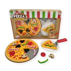 Magnetic Pizza Play Set with Toppings – Popular Playthings 3+