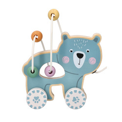Pull toy with motor loop - Teddy bear