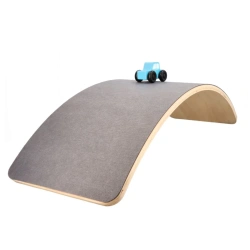 AdamToys Balance Board Half-Moon – wooden with felt pad ages 3+
