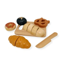 Wooden Bread Cutting Set 7 pcs – Kabi My Favorite Bread 3+