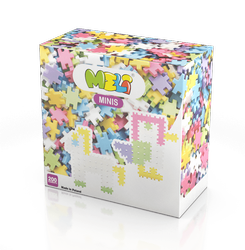 Meli Minis Pastel Building Blocks Set, 200 pcs.