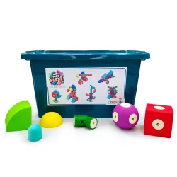 Magnetic Foam Blocks Set MagFlexi - 50 pcs.