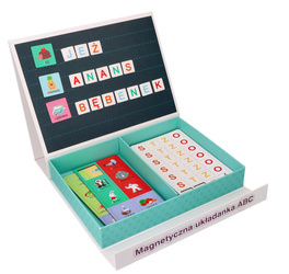 Magnetic puzzle board - ABC letters