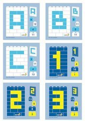 Instructions 1:1 Little Architect Letters and Numbers 17 pcs.