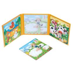 Foldable Magnetic Book 3-in-1 - Farm.