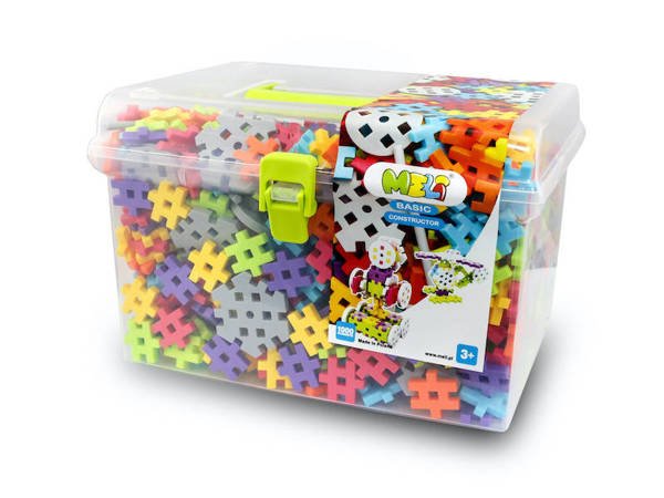 Construction Blocks Meli Constructor Travel Box - 1000 pcs.