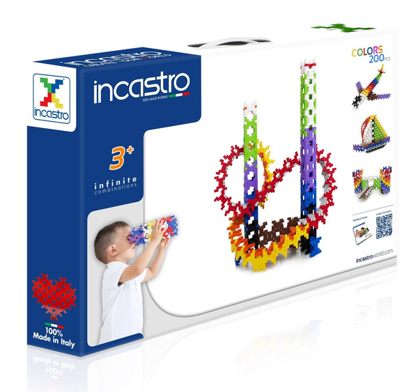 Incastro Pack 200 el. Construction blocks 