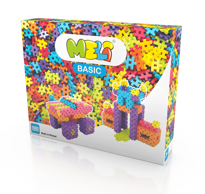 Meli Basic Construction Blocks - 1000 pcs.