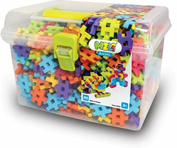 Meli Basic Travel Box Construction Blocks - 500 pcs.