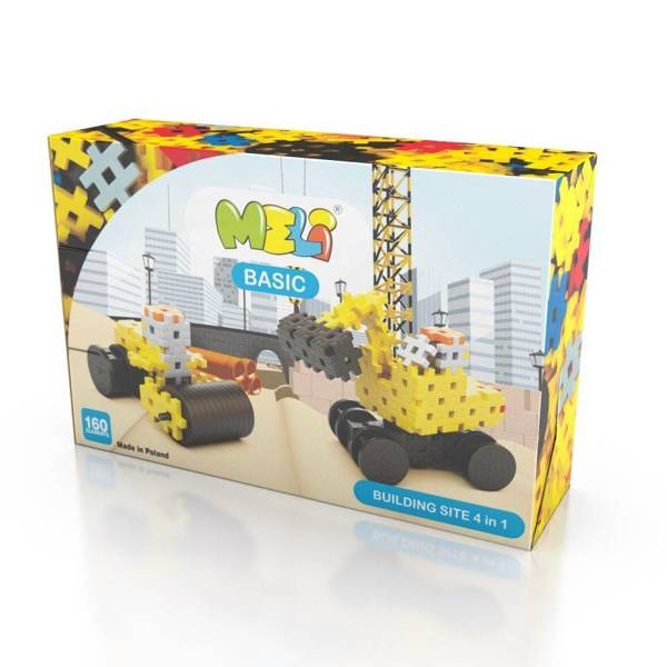 Meli Construction Blocks Building Site 4-in-1 - 160 pcs.