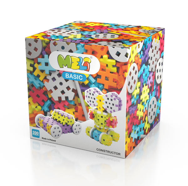 Meli Constructor Construction Blocks - 200 pcs.