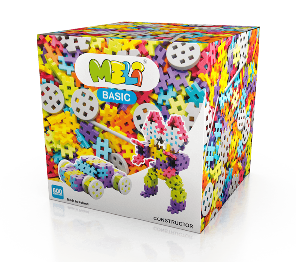 Meli Constructor Construction Blocks - 600 pcs.