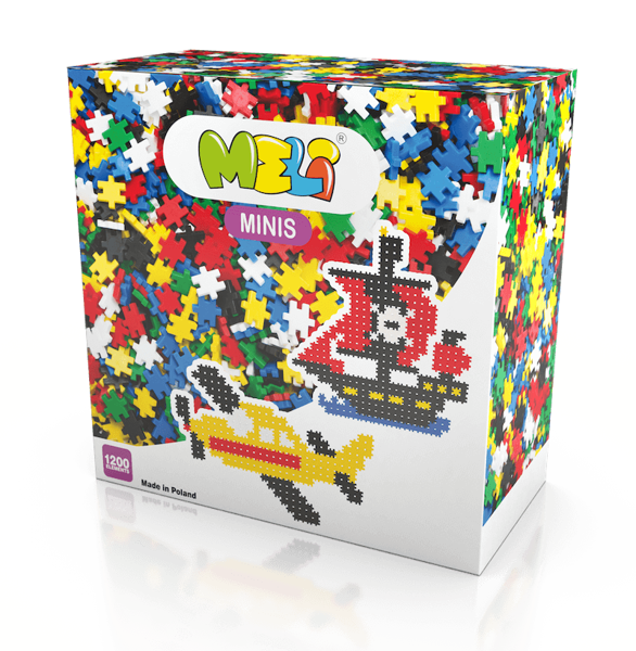 Meli Minis Building Blocks Set, 1200 Pieces.