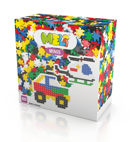 Meli Minis Building Blocks Set - 800 Pieces.