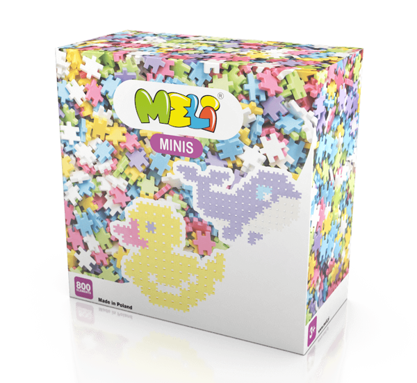 Meli Minis Pastel Building Blocks 800 pcs.