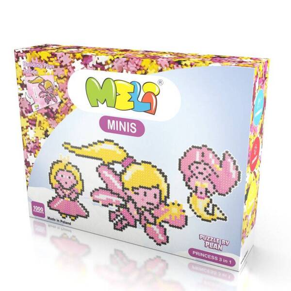 Meli Minis Princess Blocks 3-in-1 - 1000 pcs.