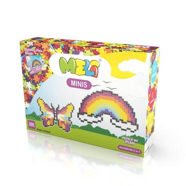 Meli Minis Rainbow 2in1 500 pcs.