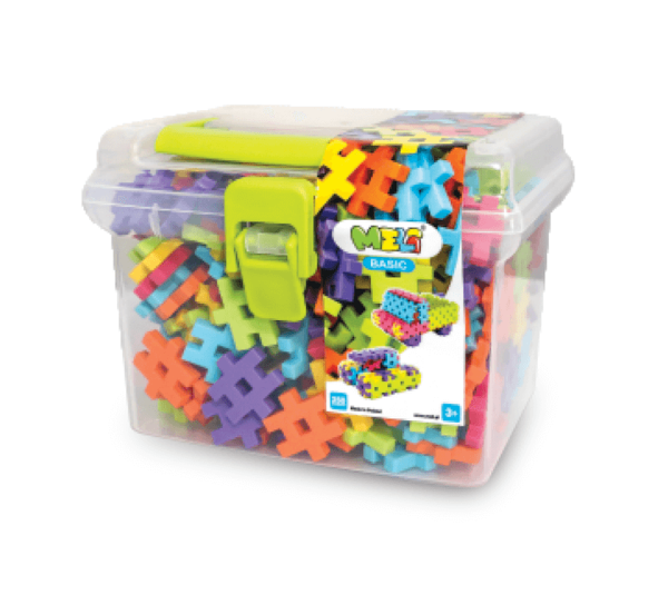 Meli Travel Box Construction Blocks - 250 pcs.