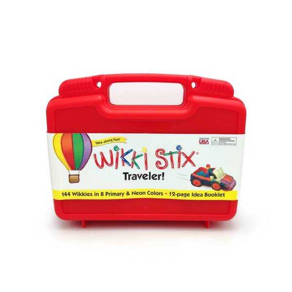 Wikki Stix Wax Strings - Large Creative Set - red XL