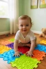 Soft BiBi Sensory Mats 6 el. — maty sensoryczne od 6 miesięcy